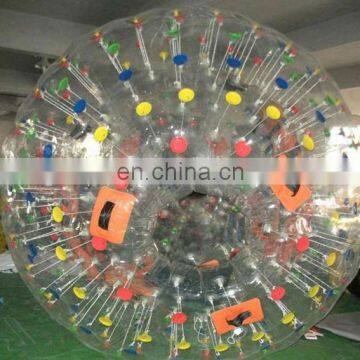 3m x 2m clear inflatable zorb balls fire resist zorbing human hamster ball