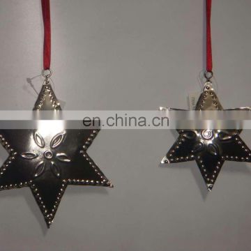 Star Set Of 2 Christmas Ornaments