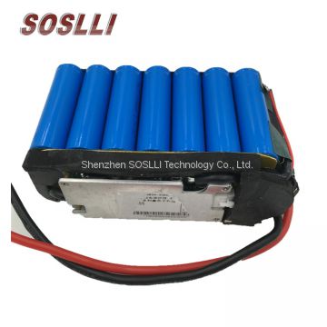 SOSLLI li-ion battery 18650 3S7P 11.1v 14Ah rechargeable lithium ion battery pack
