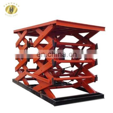 7LSJG Jinan SevenLift hydraulic manual operation mini lab double scissor material lift table for sale