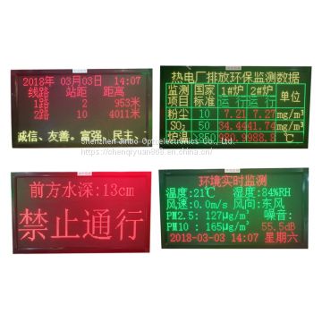 Led display screen F3.75 single and double color advertising screen conference room electronic Kanban indoor table screen manufacturer direct sale