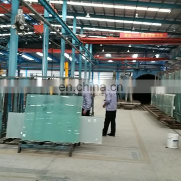 design decorative partition wall clear glass 6 mm thick