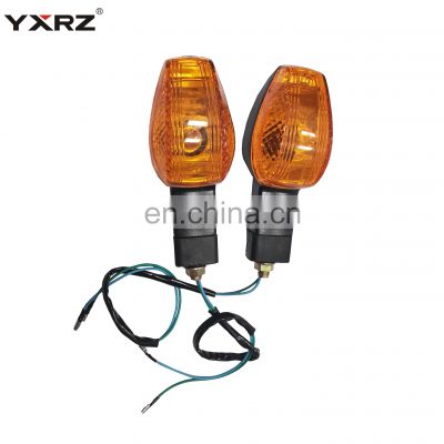 China traffic signal lights manufacturer handle bar classic HAOJUE HJ125 front rear motorcycle indicator lights turn signal
