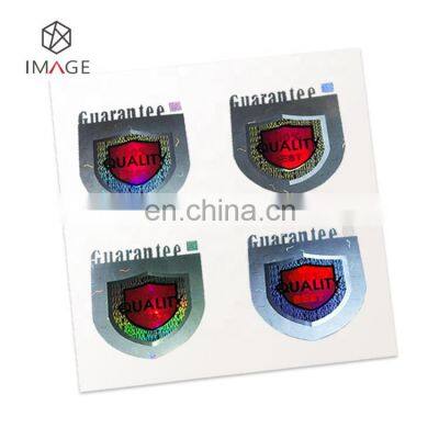 3D Customize Adhesive Holographic Label for Clothing Hang Tags Application