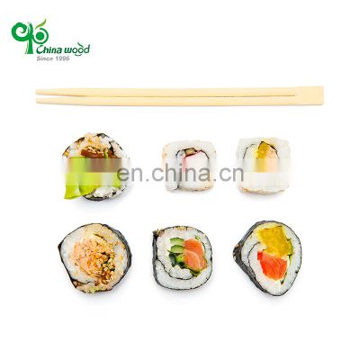 YADA Natural Customized Logo Fast Food 210mm Bamboo Twin Chopsticks Disposable Sushi Chopsticks