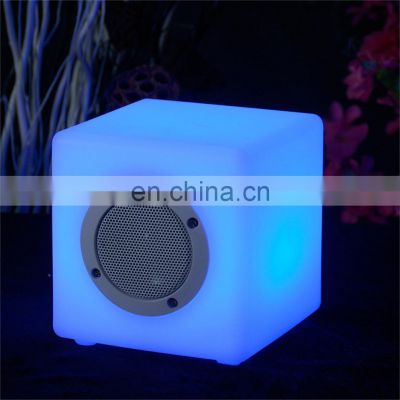 USB Charger rechargeable cordless Portable plastic music speaker led table lamp lighting