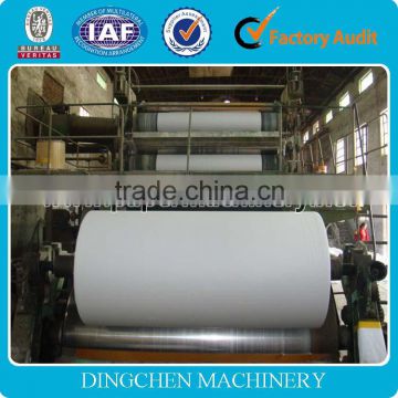1880mm Newspaper Culture Paper Manufacturing Machine Whole Production Line