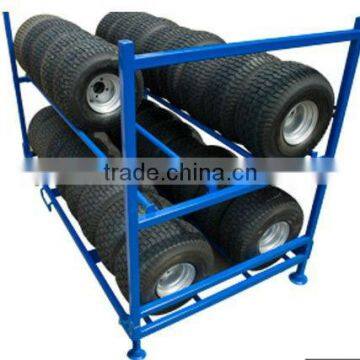 foldbale tyre rack,tstackable, new style, save space