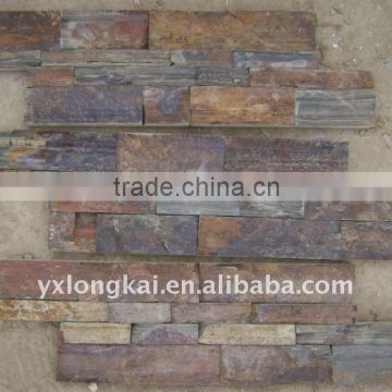 best price Chinese slate indoor stone wall