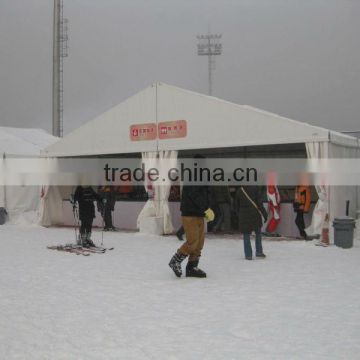 Huge outdoor marquee winter event tent with max snow load for horse riding,skiing