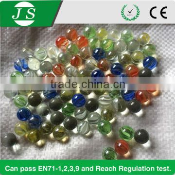 Low price new style new glass marbles with folowers