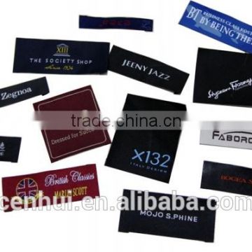 new style wholesale custom woven label with exw price in guangdong