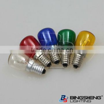 ST25 15W E14 transparent color indicator bulb 220-240V 15W holiday light
