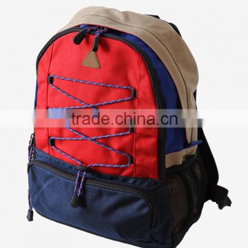 Factory New Design Fashion Nylon Backpack, Korea school bag