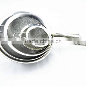 Frying mesh colander strainer