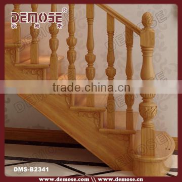indoor fancy wooden stair railing designs
