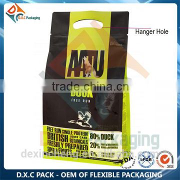 Grain Dry Dog Food Bag Side Gusset Pouch Bag For 1kg Pet Food Packaging