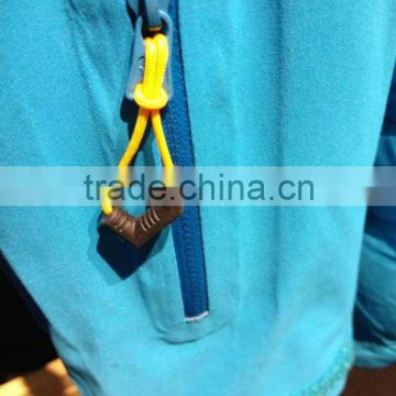 Eco-friendely soft pvc zipper sliders for sports garments