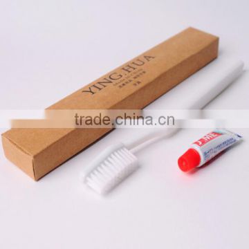 Chinese cheap disposable toothbrush with J.ME toothpaste