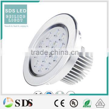 LED Ceiling light ceiling lighting silver ceiling light led high power 15w led ceiling light 2700k-6500k