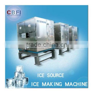 Commericial ice cube machine controlled by PLC