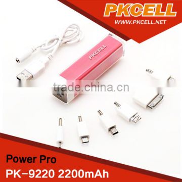 Shenzhen universal portable power bank with Micro USB 2200mah