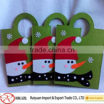 Alibaba express factory price Felt Christmas Bag for decoration