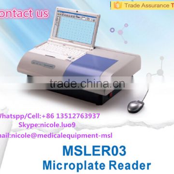 MSLER03-I Windows operation interface clinical microplate reader/Elisa reader and washer