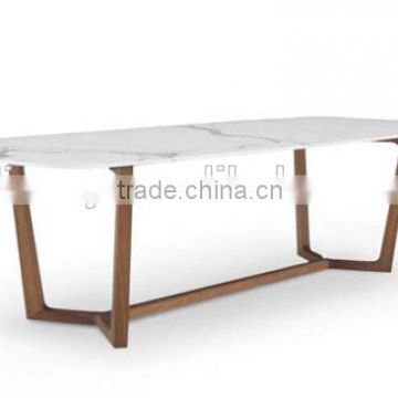Modern style marble top dining table (E-31-2)