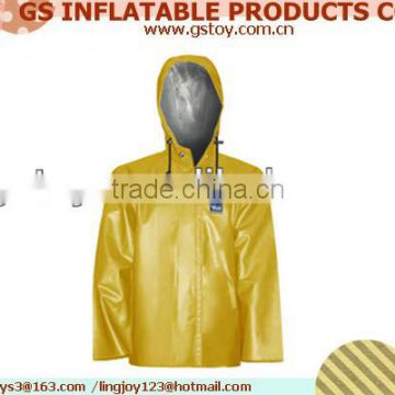 ladies pvc waterproof coats EN71 approved