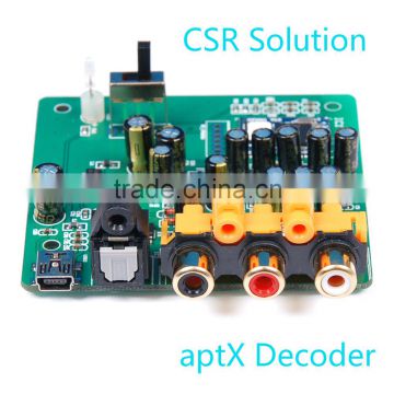 Bluetooth Audio Receiver PCB Board Module with SPDIF Optical Coaxial Connectors