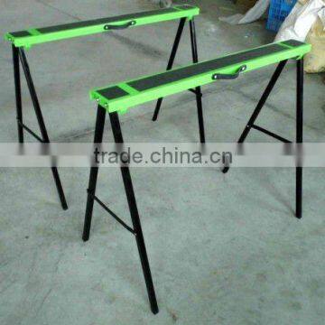 Metal 120kgs capacity foldable sawhorse,Steel Workbench