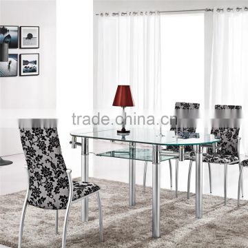 China L815A Extendable Glass Dining Table Modern Table Design