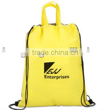 Cheap Printing Drawstring Backpack With Bright Color