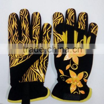 Custom Leathercraft Flex Grip Work Gloves Padded Knuckle Gloves