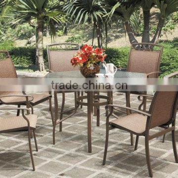 Garden outdoor furniture/ aluminum table chair