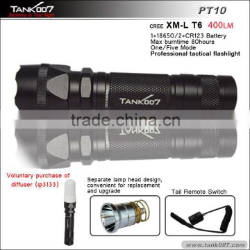 XM-L T6 flashlight TANK007 PT10