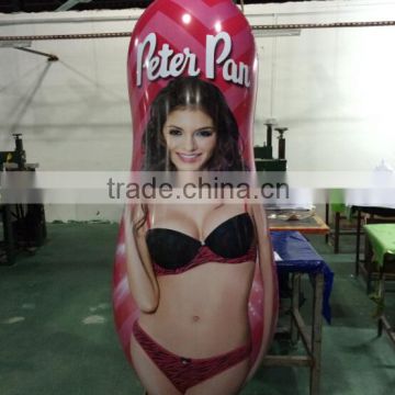 custom inflatable punching bag with advertising printing for outdoor promotion event