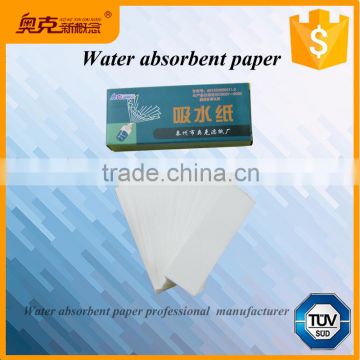 AOKE Brand Water absorbent paper Manufacturer production
