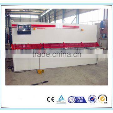 QC12K NC hydraulic swing beam cutting machine/hydraulic shear machine