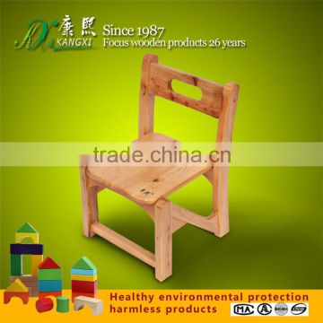 Collapsible Cedar children chair for Kindergarten use