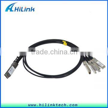 Network Routers QSFP+ to 4SFP+ Passive Copper Cable