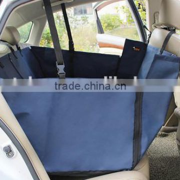 Gift high quality adjustable dog pet behind seat cover for universal car