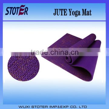 High quality jute yoga mat jute yoga mats cheap colorful jute yoga mat