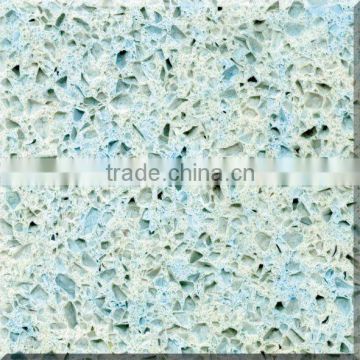 Light blue artificial quartz stone