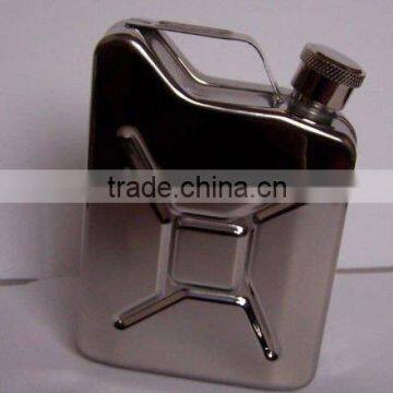 Mini 6oz stainless steel hip flask