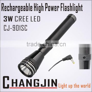 Custom Powerful Fish Flashlight Torch Emergency Large Portable Led Flood Work Light Torch
