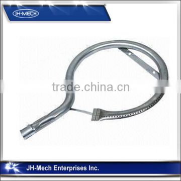 Round stainless steel gas grill burner