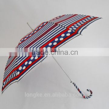 slim design automatic straight shaft fashion umbrella women