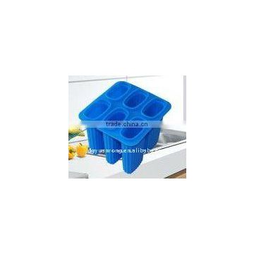 Silicone 6 Cup Ice Tray Loaf